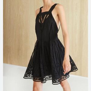 NWT Magali Pascal Tangier Eyelet Mini Dress S